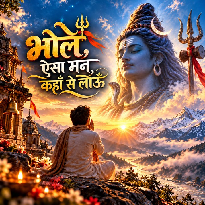 Bhole Aisa Mann Kaha Se Lau — cover art