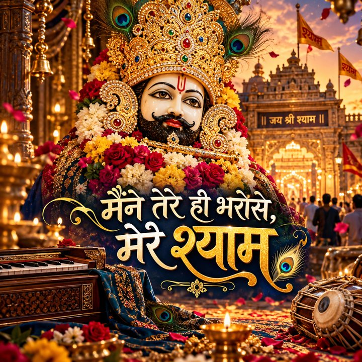 Maine Tere Hi Bharose Mere Shyam — cover art